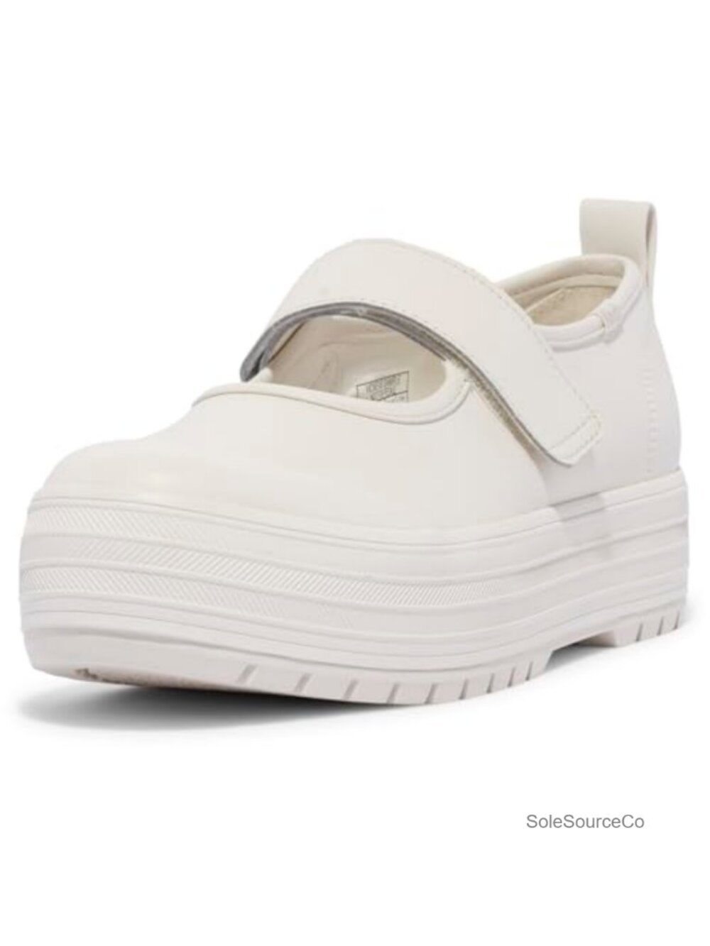 Platform Mary Jane Sneaker Hook-and-Loop Cushioned Casual Walking Shoe